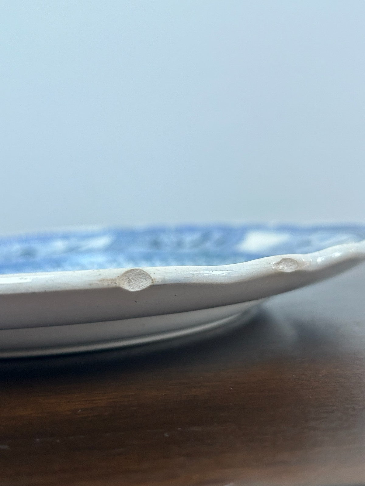 Antique Staffordshire Canova Plate Thomas Mayer Blue White Transferware c18308