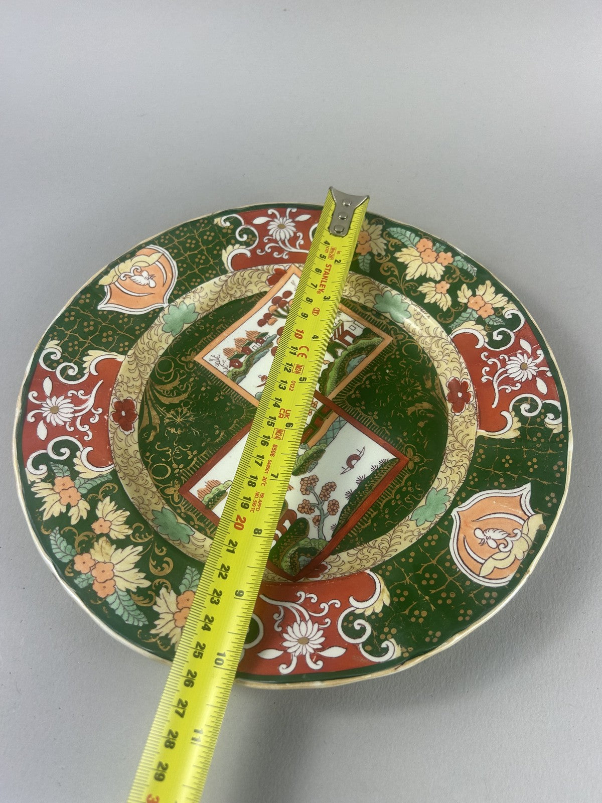 Ashworth Real Ironstone polychrome oriental plate 25cm