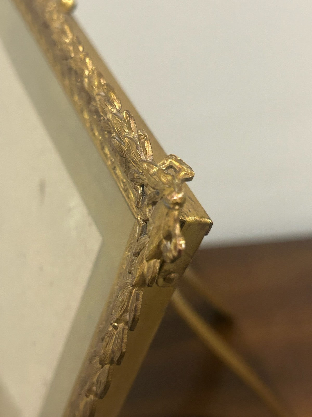 Antique Stern Brothers New York Gilt Metal Ornate Picture Photograph Frame11