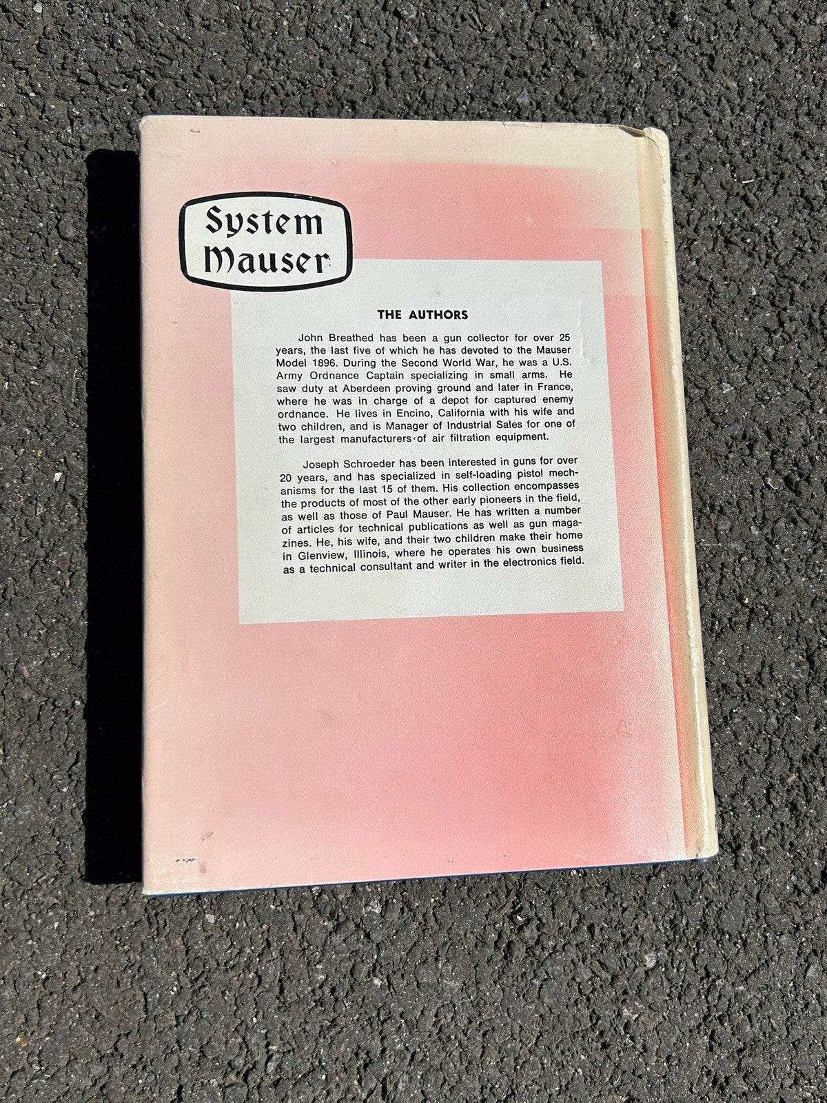 System Mauser Breathed Schroeder 1967 Handgun Press Hardback Dust Jacket C9615