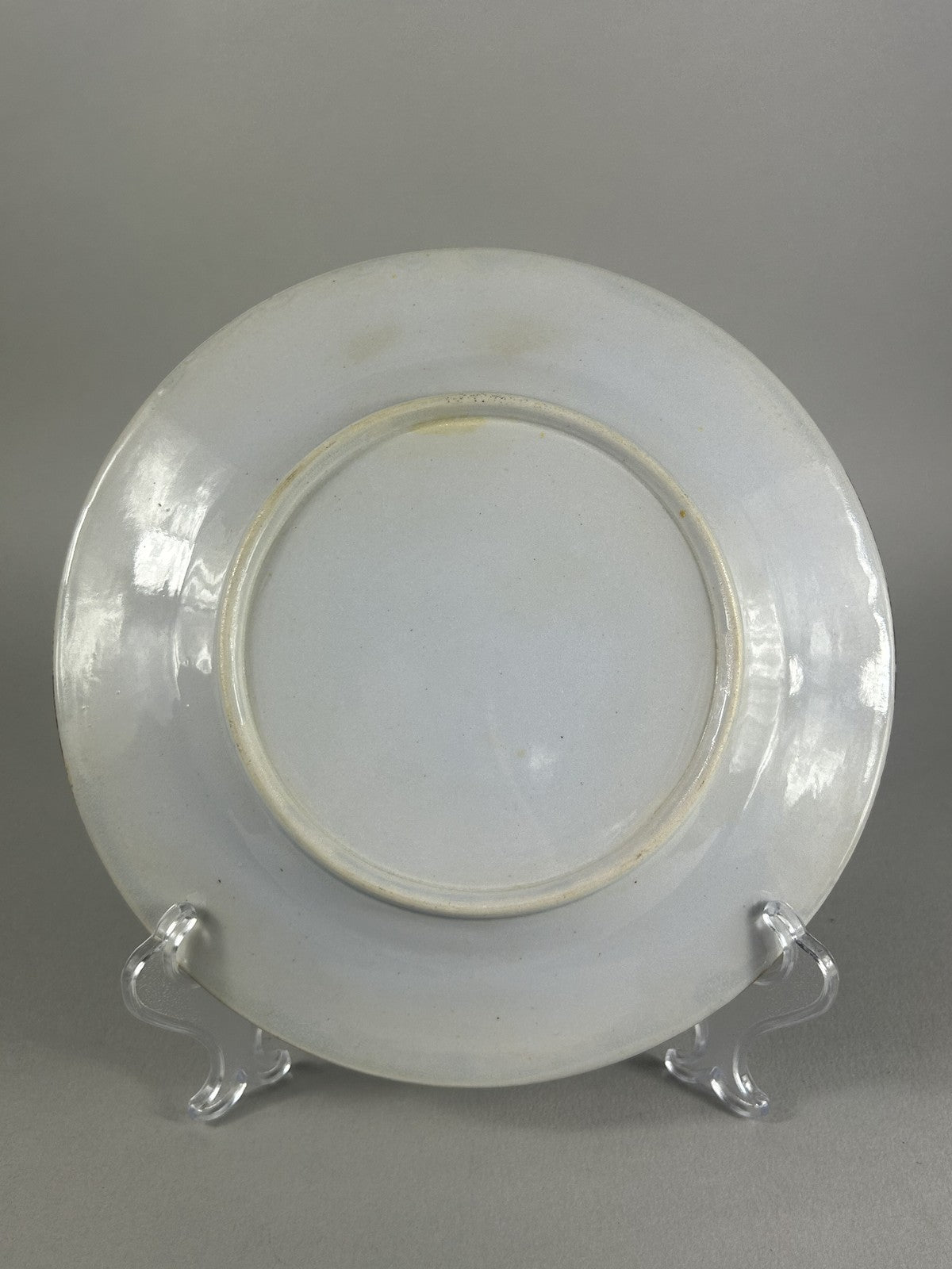 Ridgway 19thC Neoclassical Sprig Plate, Staffordshire Porcelain