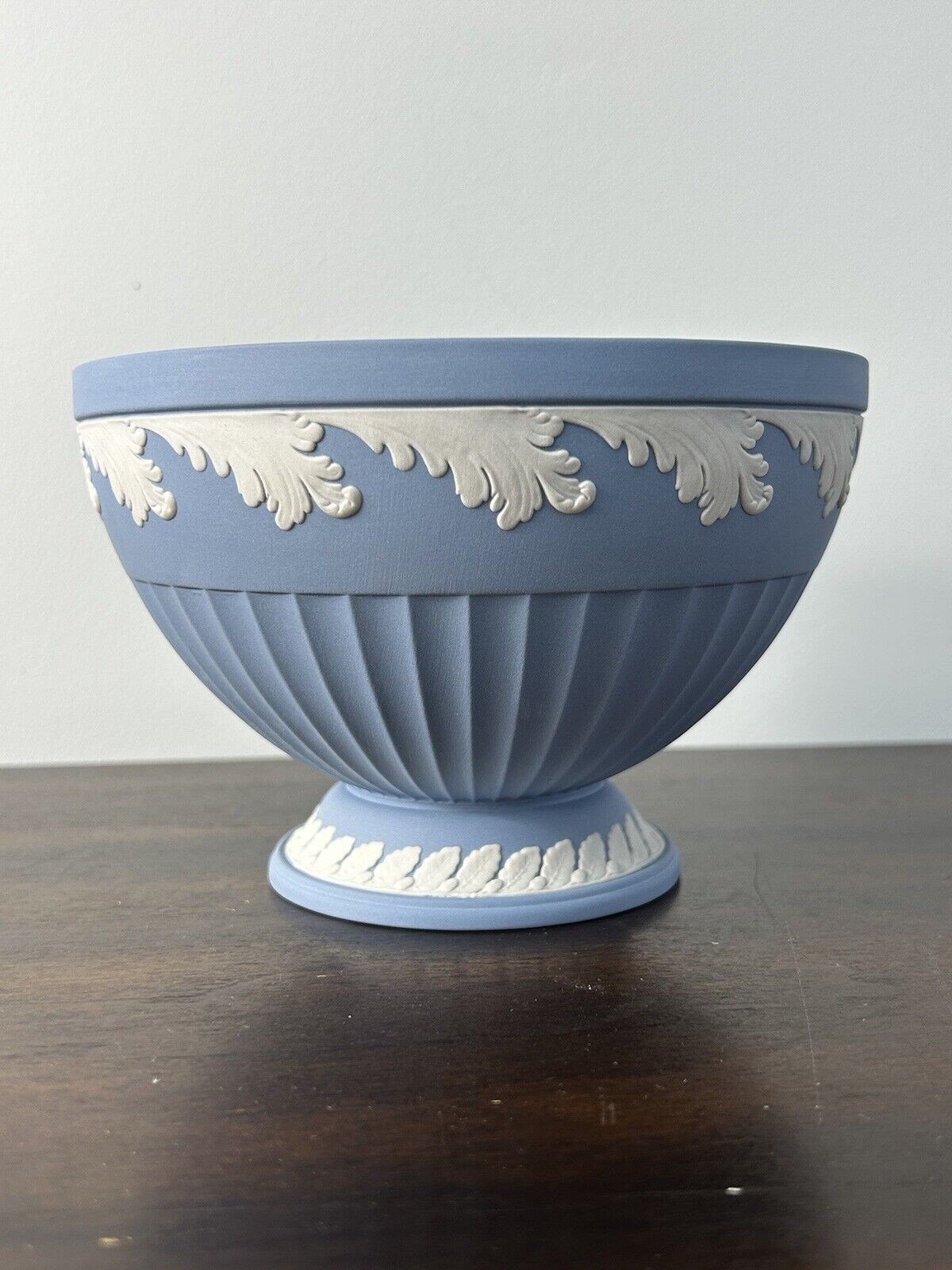 Wedgwood Jasperware Pedistal Fluted Bowl