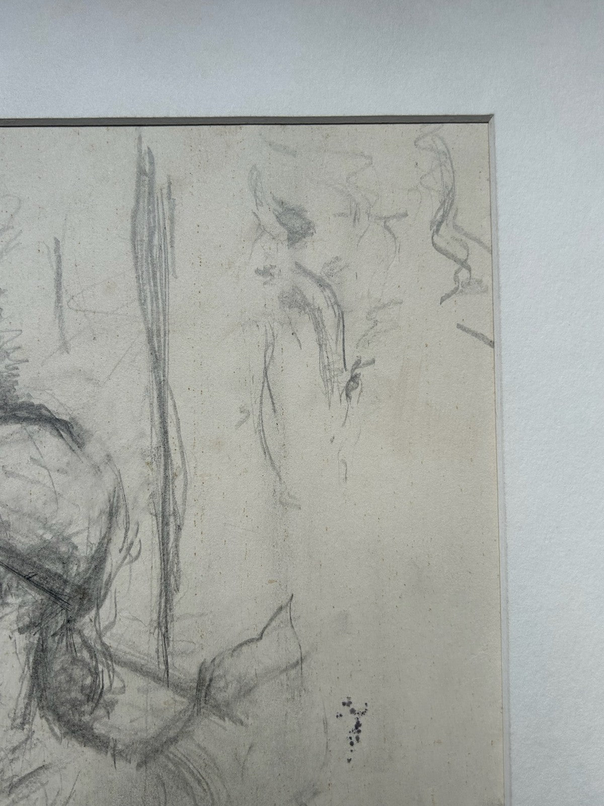 1930s Pencil Study Sheet Mother & Child Figure Sketches American School2