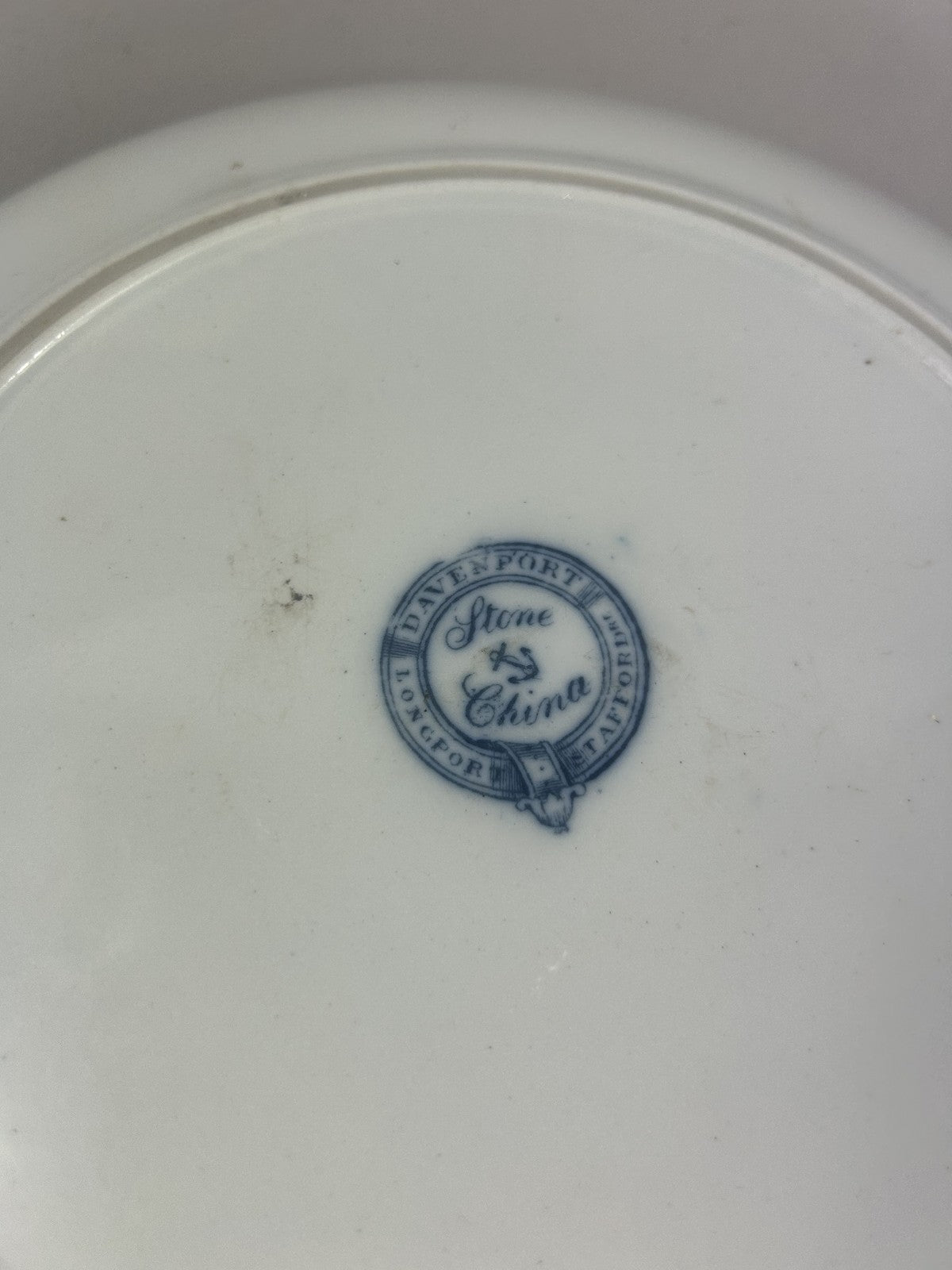 Davenport Stone China Imari Plate c1830 – 25cm Bamboo & Peony Design