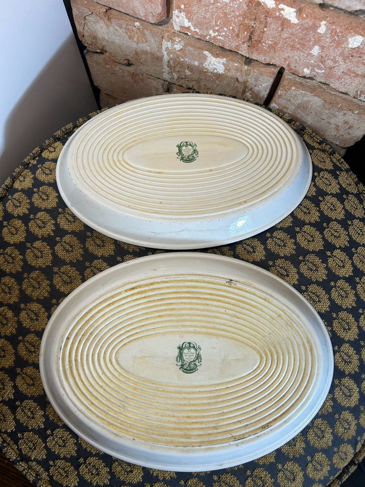 Portmeirion Compleat Angler Set of 3 Oval Fish Plates British Fishes Lydon3