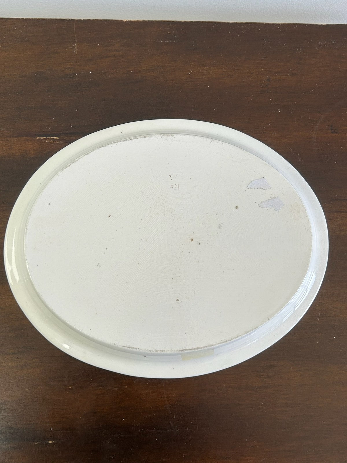 Early 19th Century Derby Porcelain Red & Gold Dish English Antique #5214