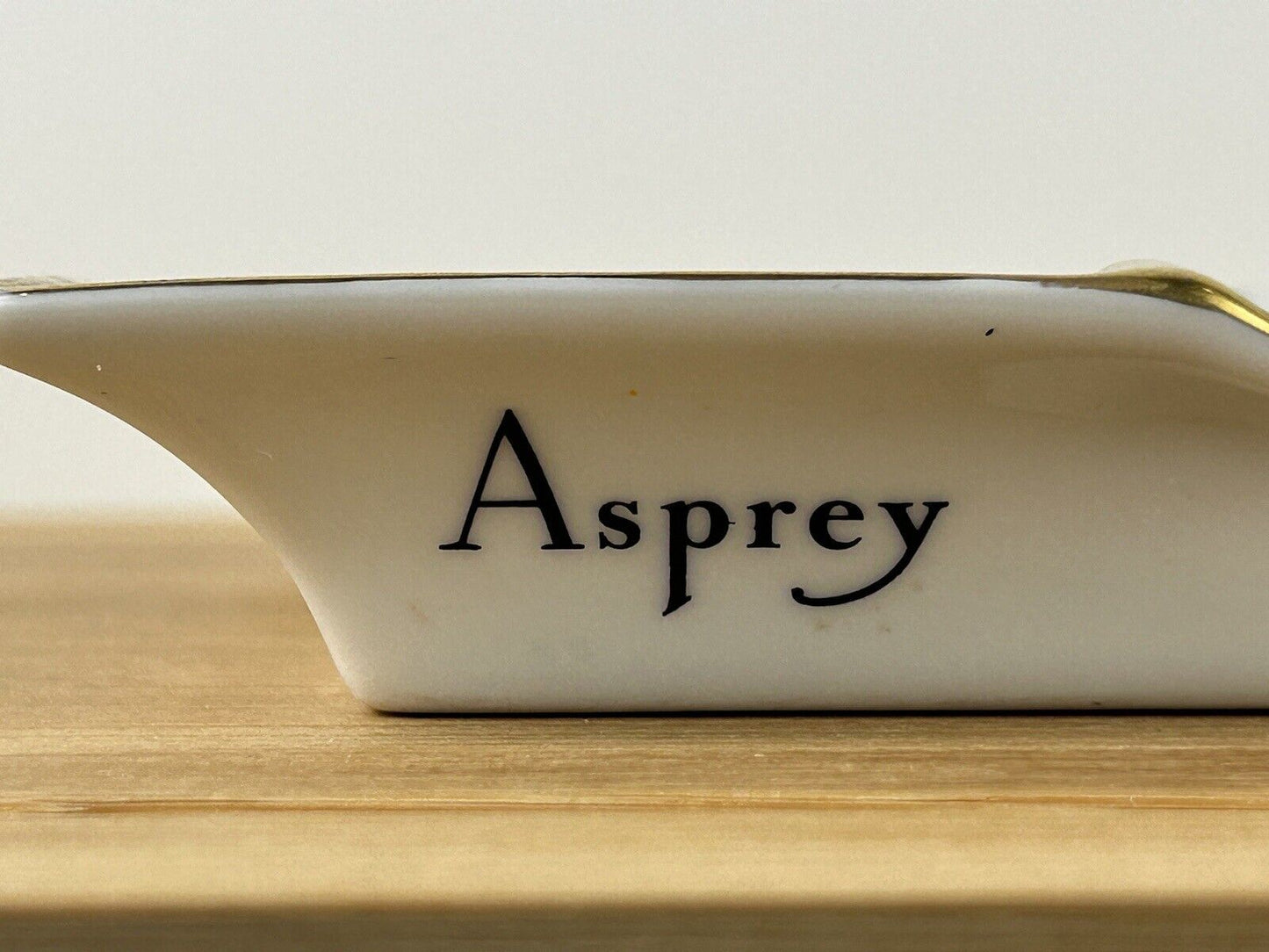 Limoges Asprey Hand Painted Ashtray 19th Century French Porcelain