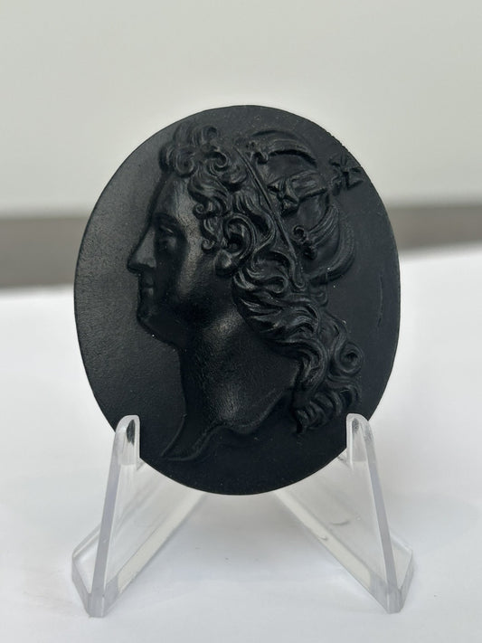 Wedgwood Black Basalt Portrait Medallion No.33 George II Kings of England c.18000