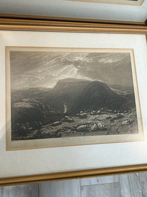 Pair Turner Liber Studiorum Autotype Facsimiles Hind Head & St Catherines Hill