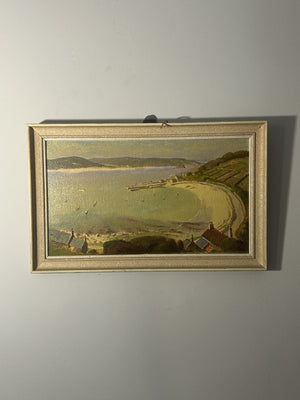 Arthur W. Gay “Tresco Harbour” Original Oil Coastal Painting