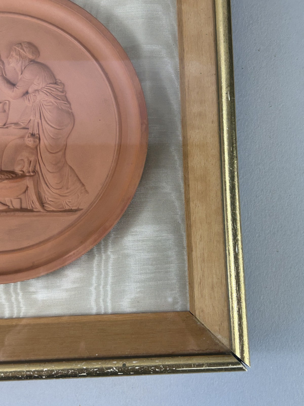 P. Ipsen 19thC Danish Terracotta Classical Relief Plaque