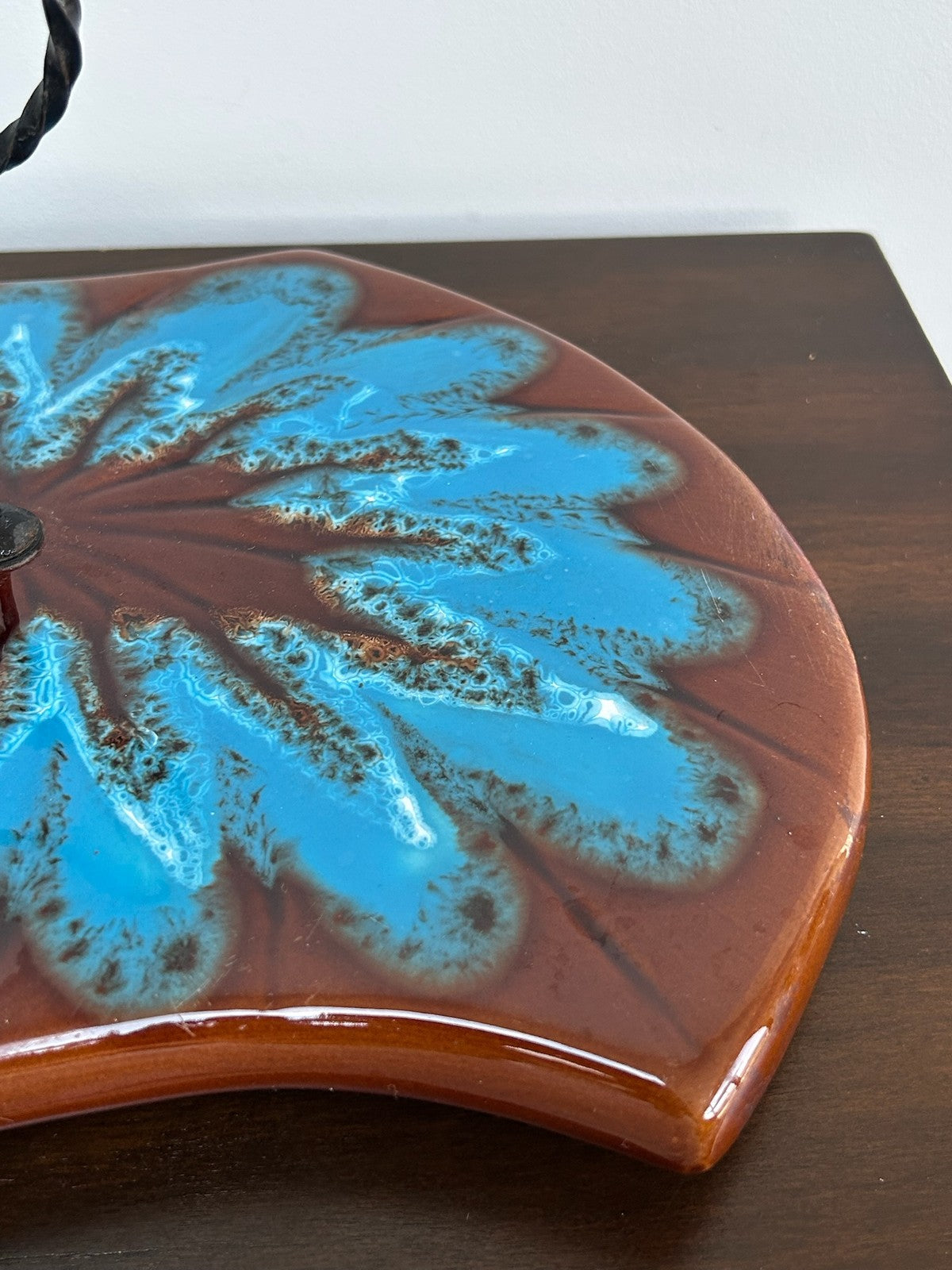 Mid Century Vallauris Enamel on Copper Dishes French Art Pottery3