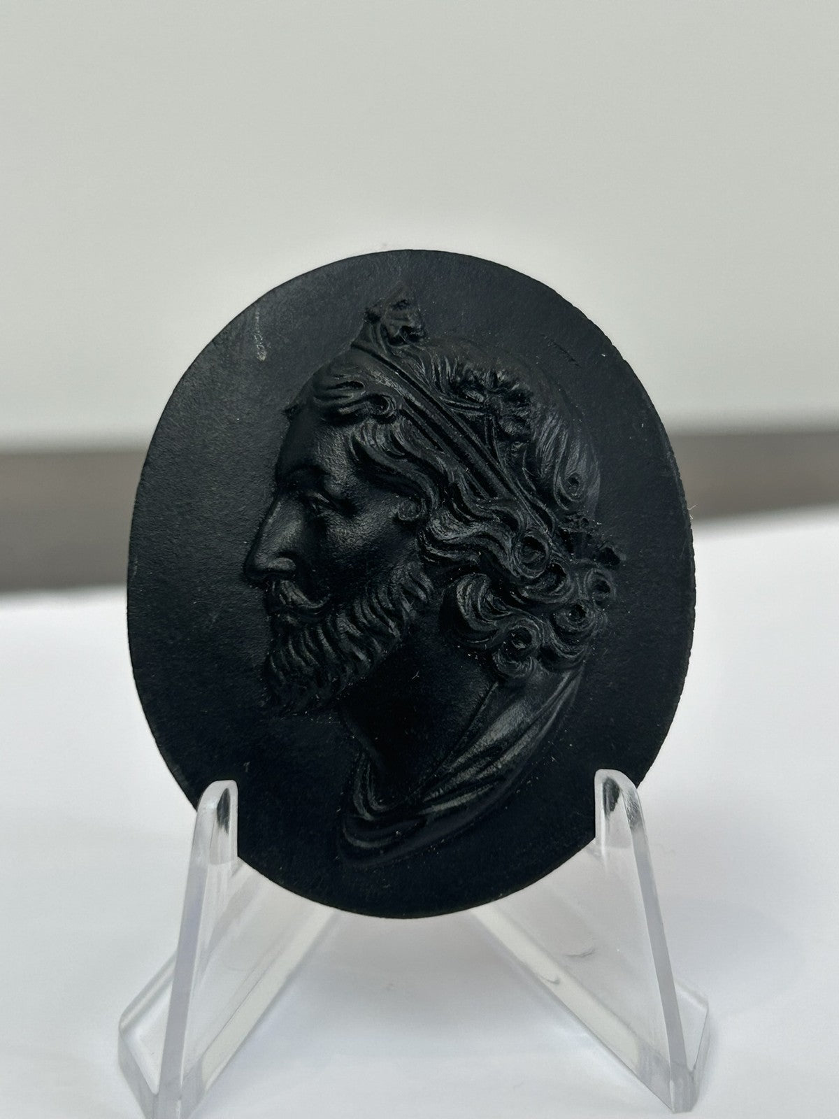 Wedgwood Black Basalt Portrait Medallion No.10 Edward II Kings of England c.18000