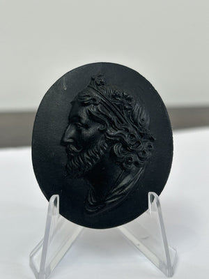 Wedgwood Black Basalt Portrait Medallion No.10 Edward II Kings of England c.1800