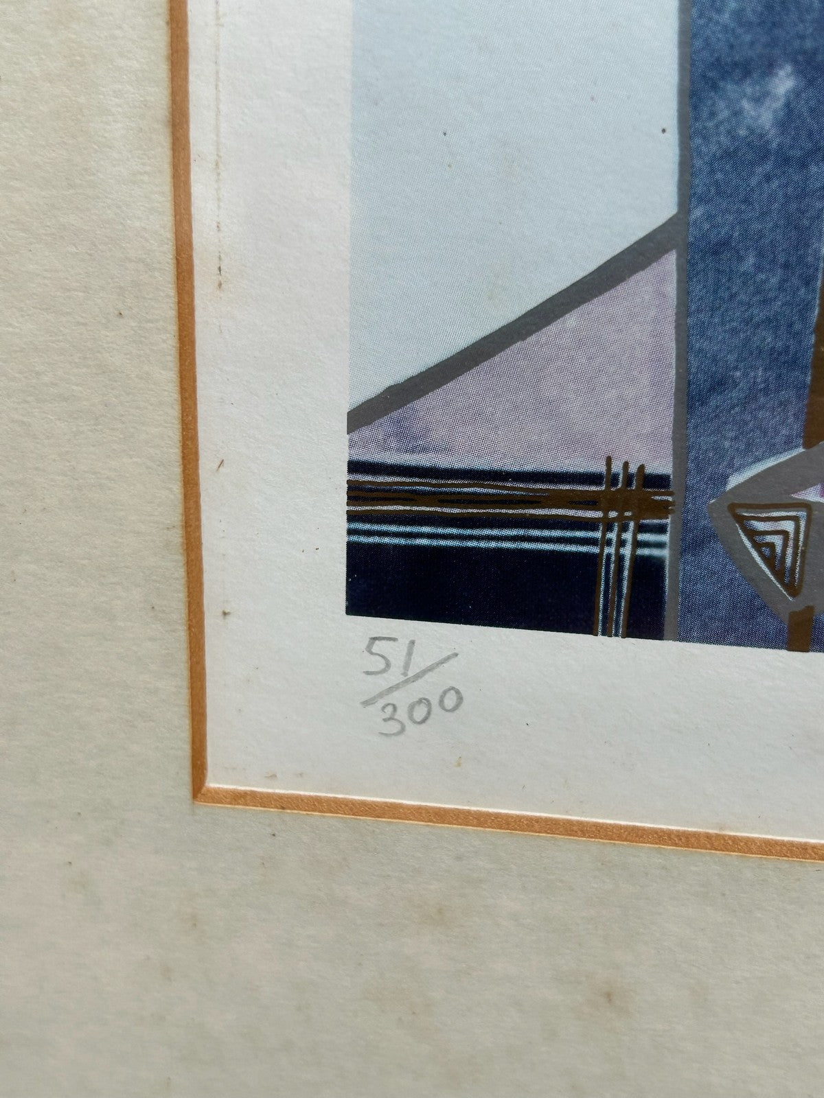 Pair of Israeli Artist Lithographs Framed Signed Vintage MidCentury3