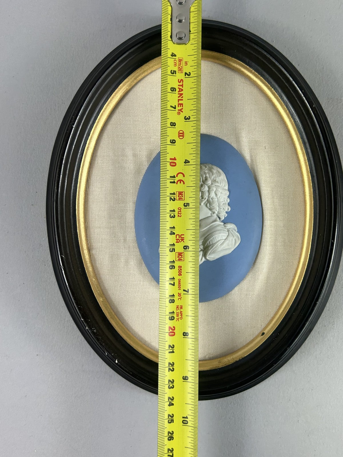 Framed Wedgwood Style Jasperware Shakespeare Portrait Plaque