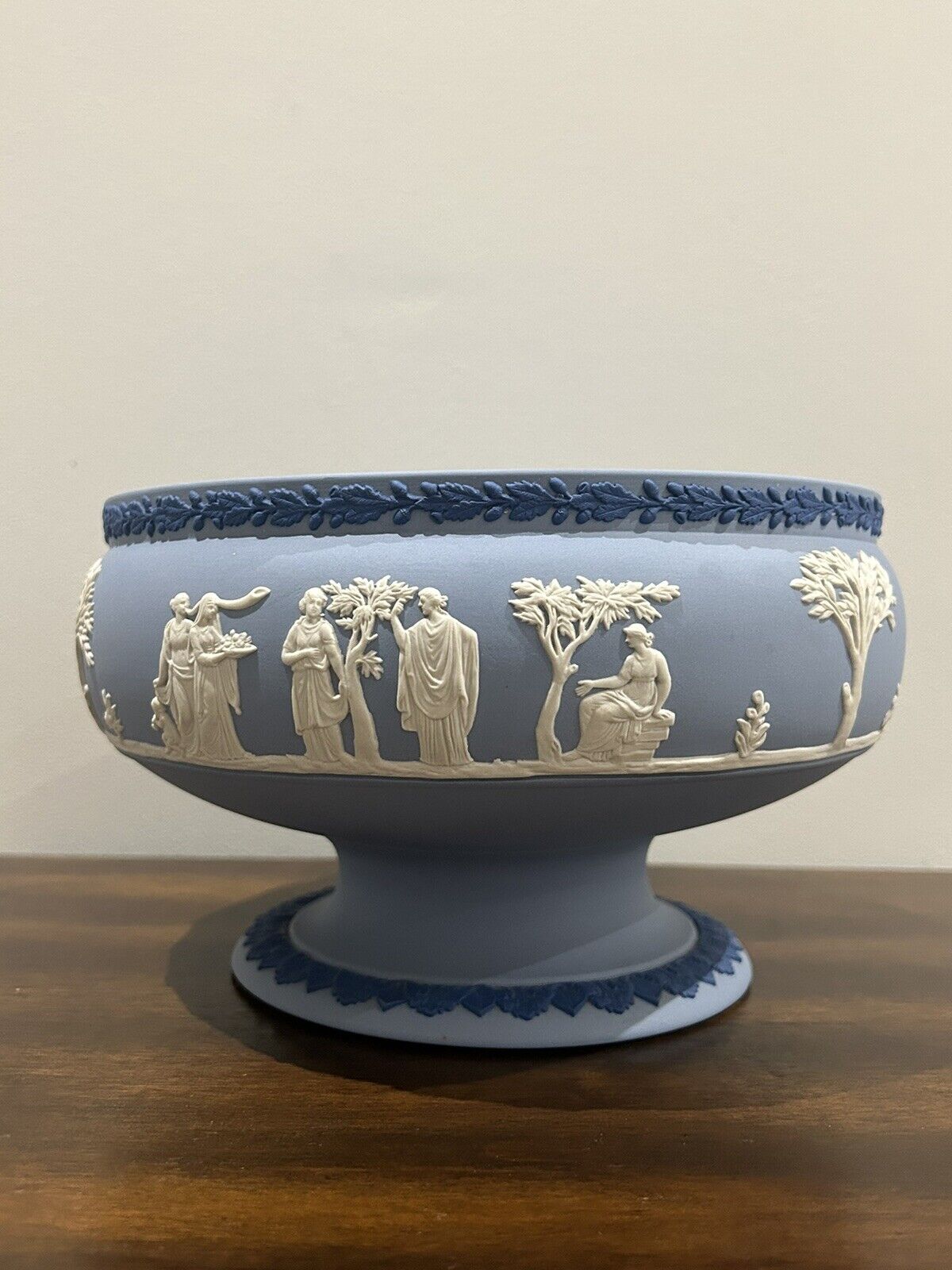 Wedgwood Jasperware TriColour Imperial  Bowl Footed