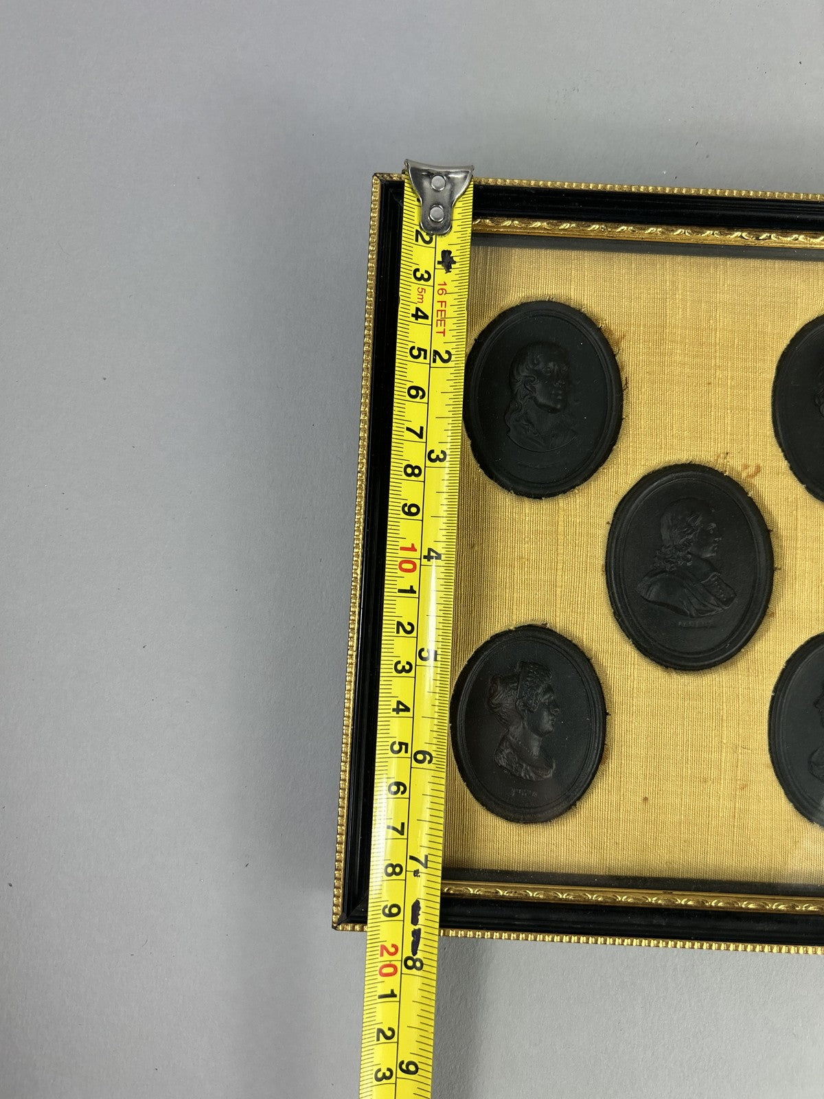 Rare Leeds Black Basalt Portrait Medallions, Set of Five c1780–90