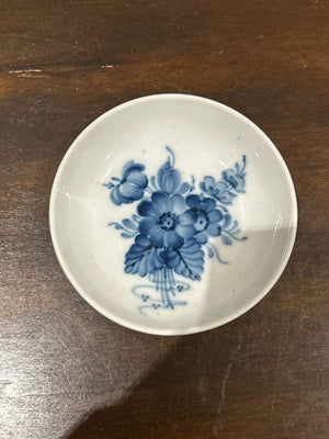 Royal Copenhagen Blue Flowers Small Dish Hand Painted Porcelain Denmark