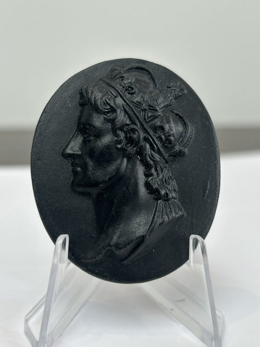 Wedgwood Black Basalt Medallion No.23 Elizabeth I c.1800 Kings of England0