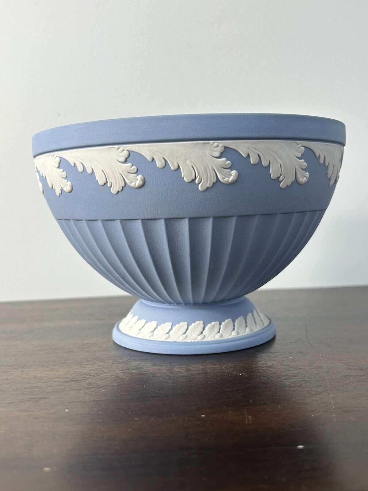 Wedgwood Jasperware Pedistal Fluted Bowl