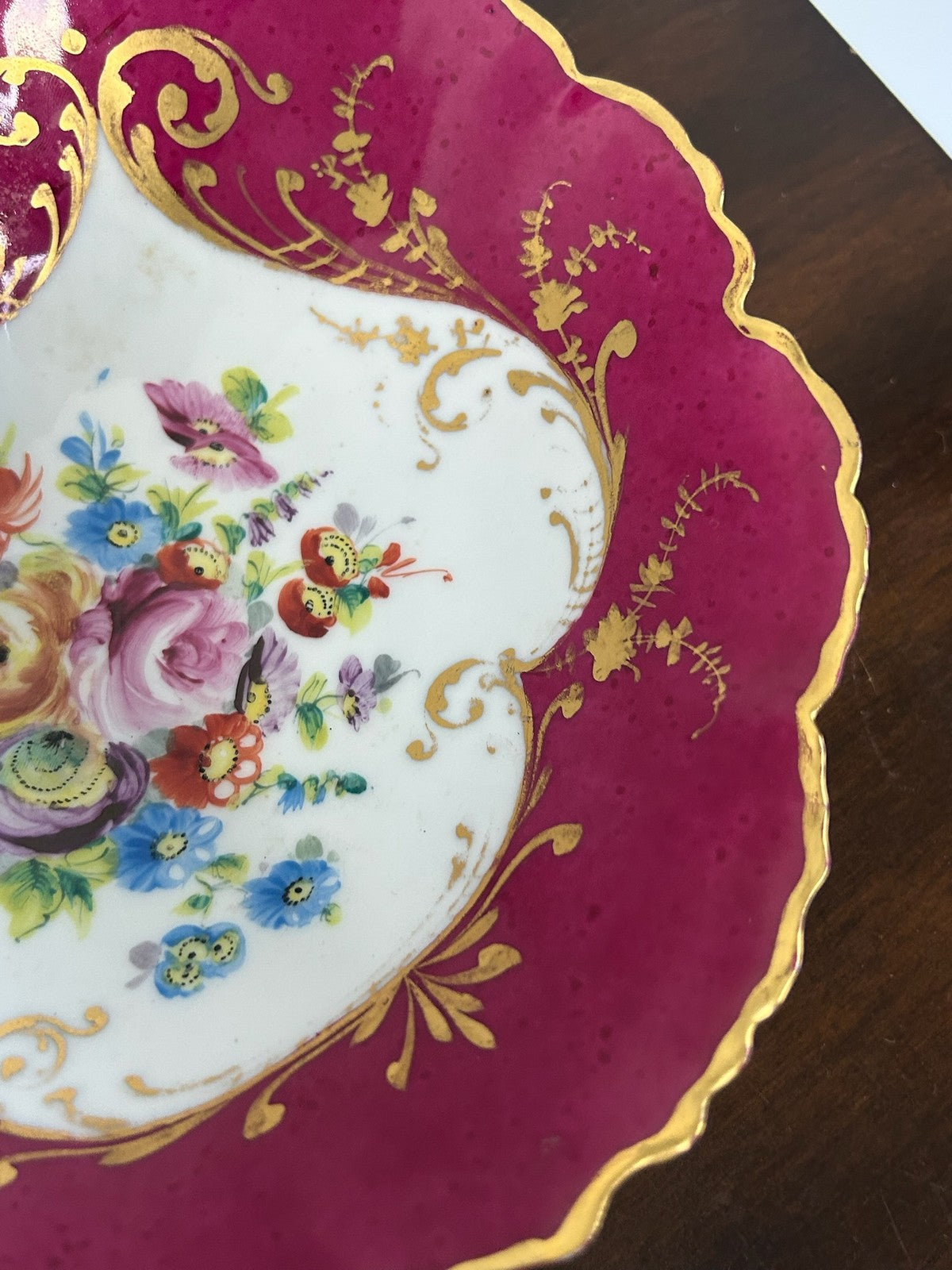 Le Tallec Paris Hand Painted Porcelain Shell Bowl Lanot Karl Hamann Dresden4