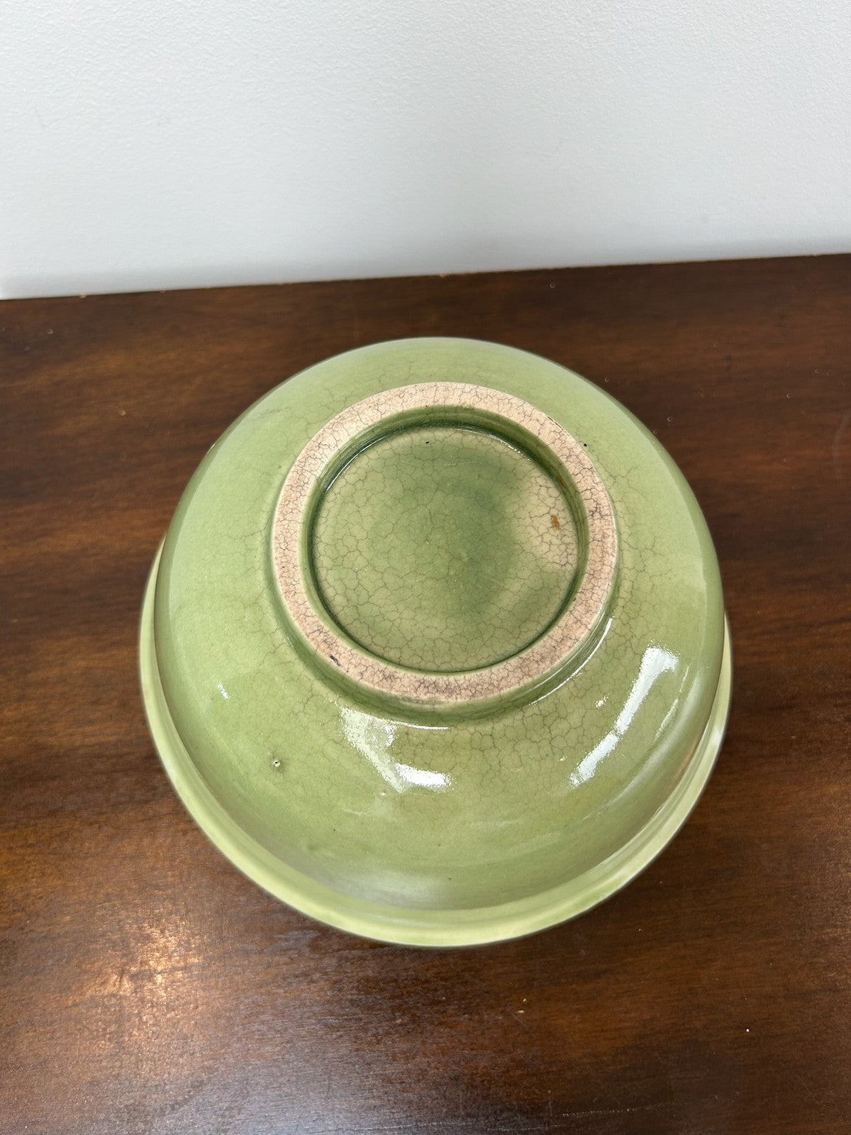 Celadon Glazed Bowls Blue & White Interior A/F Hairline Korean7