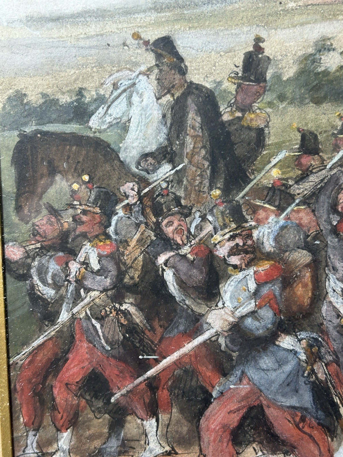 Frédéric Régamey (1849–1925) – Attributed – Marching Soldiers4