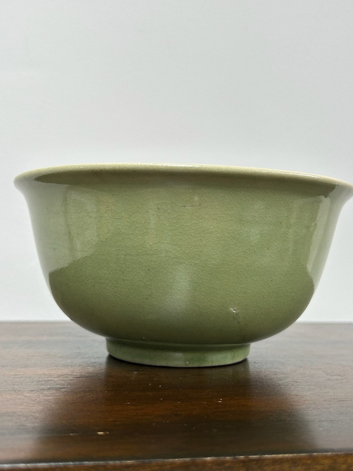 Celadon Glazed Bowls Blue & White Interior A/F Hairline Korean6
