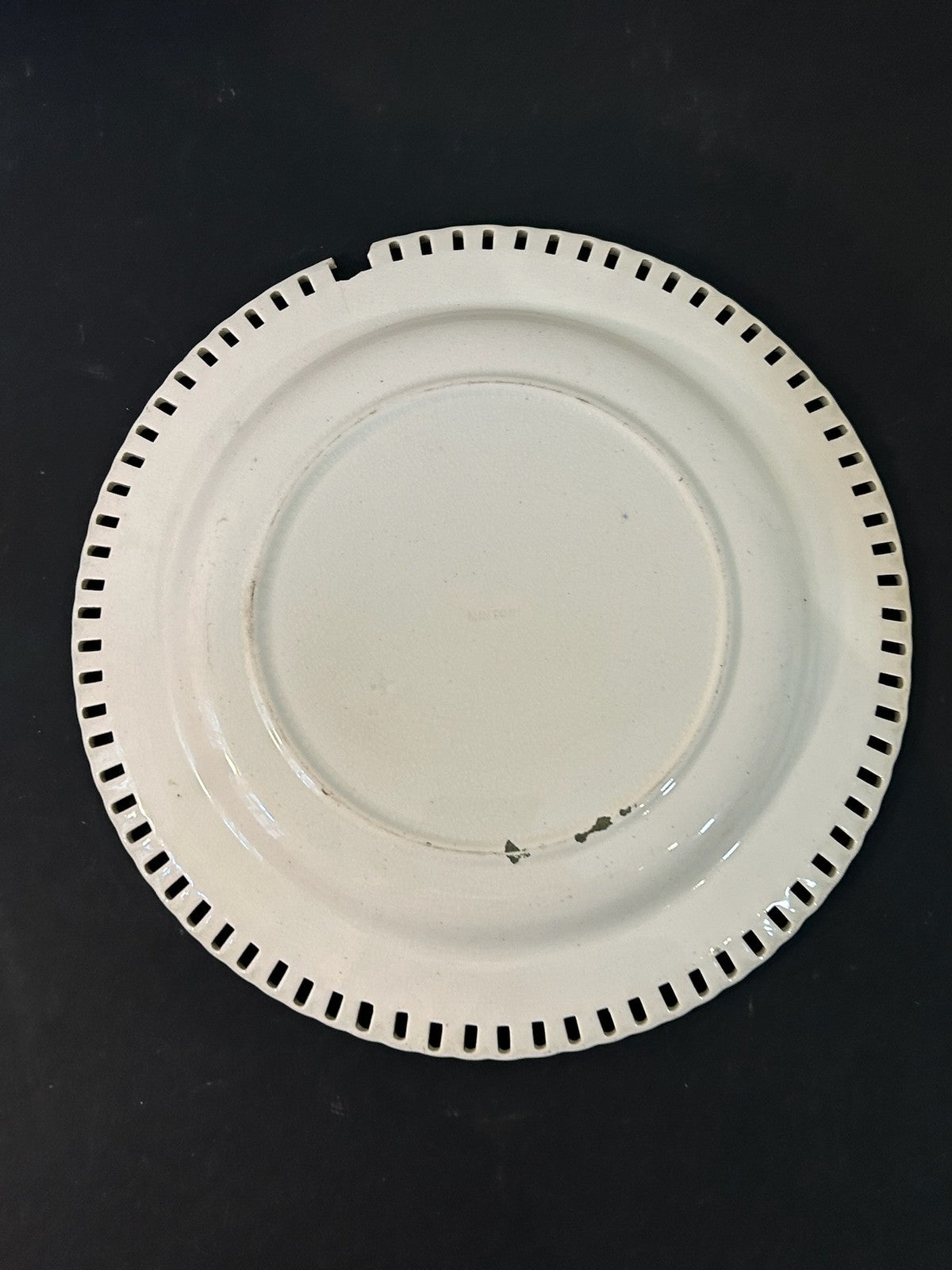 Mintons John Moyr Smith Shakespeare Plate Winter's Tale Pierced Rim c1875 A/F4