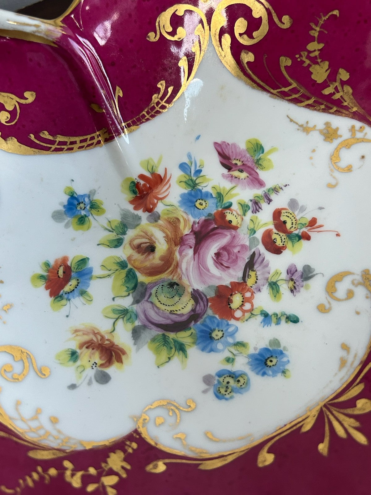 Le Tallec Paris Hand Painted Porcelain Shell Bowl Lanot Karl Hamann Dresden2