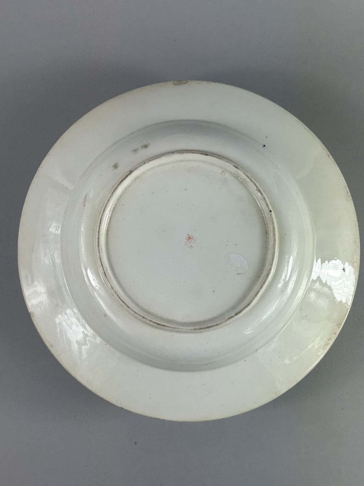 Early Royal Crown Derby cobalt & gilt soup plate c.1810
