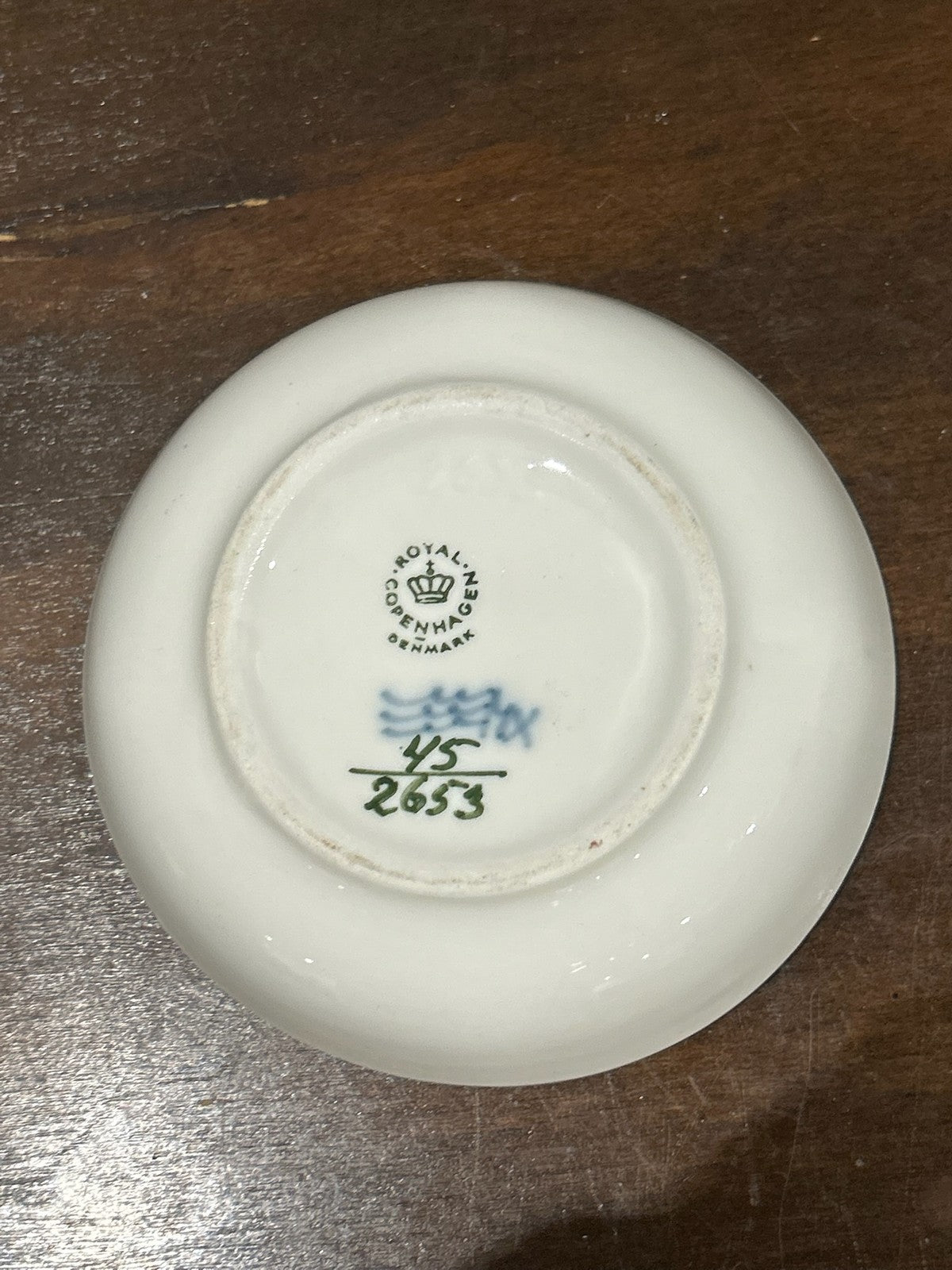 Royal Copenhagen Blue Flowers Small Dish Hand Painted Porcelain Denmark1