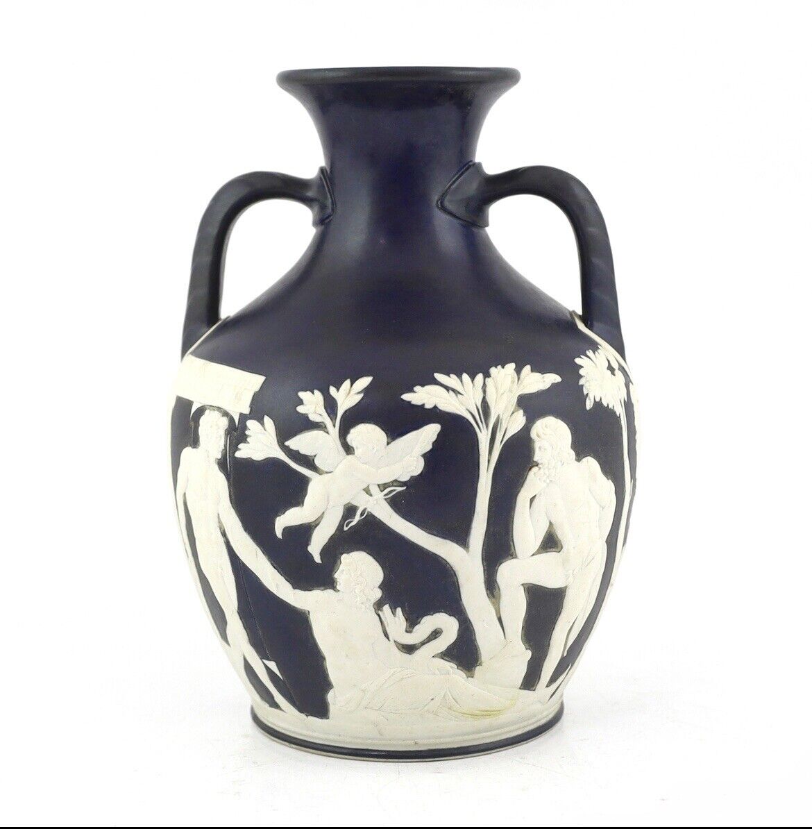 Wedgwood portland Vase Full Size 19th Century Jasperware Portland Vase - 26cm