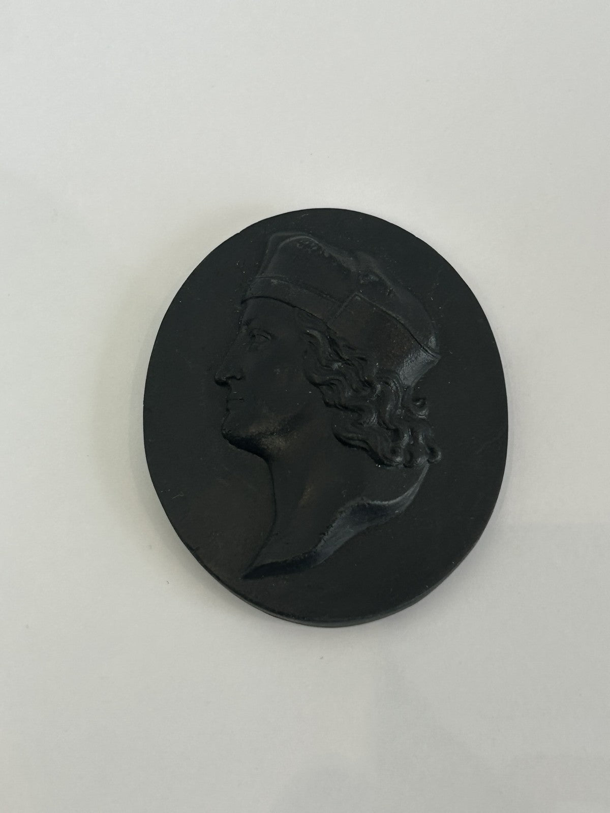 Wedgwood Black Basalt Portrait Medallion No.19 Henry VII Kings of England c.18000