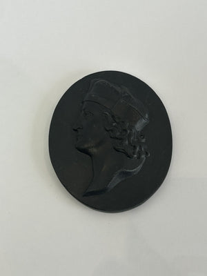 Wedgwood Black Basalt Portrait Medallion No.19 Henry VII Kings of England c.1800