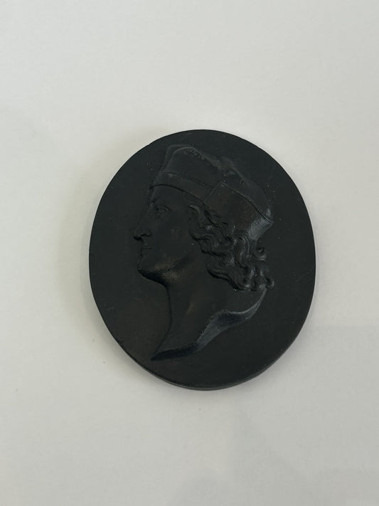 Wedgwood Black Basalt Portrait Medallion No.19 Henry VII Kings of England c.18000