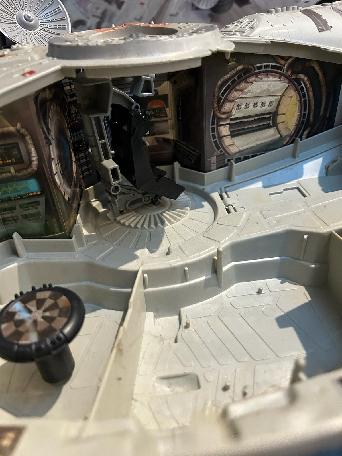 Star Wars POTF Electronic Millennium Falcon 1995 Kenner Boxed Figures Multilingu10