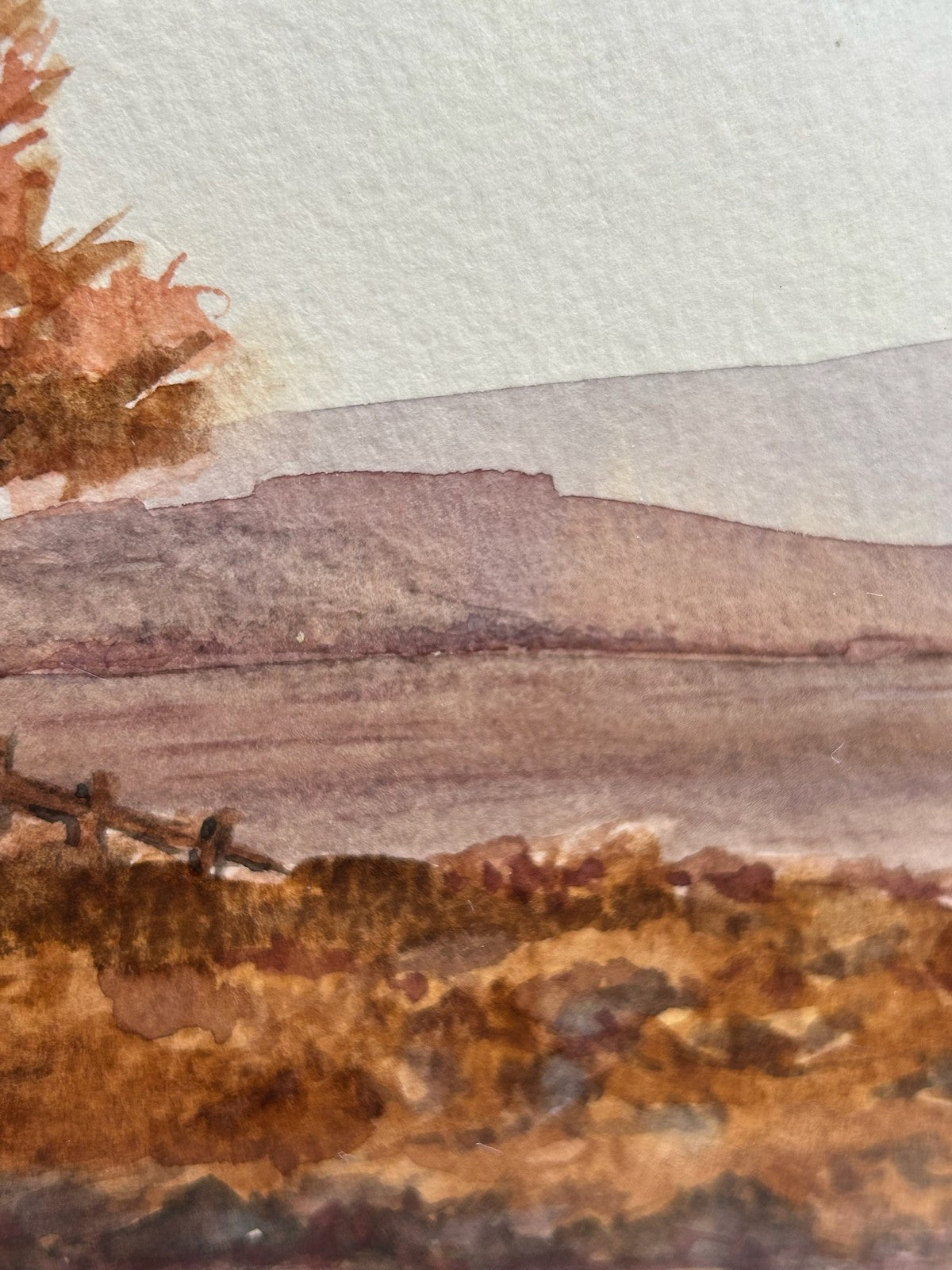 Chris Hardwick "Autumn Morning" Watercolour Hertsmere Society of Art2