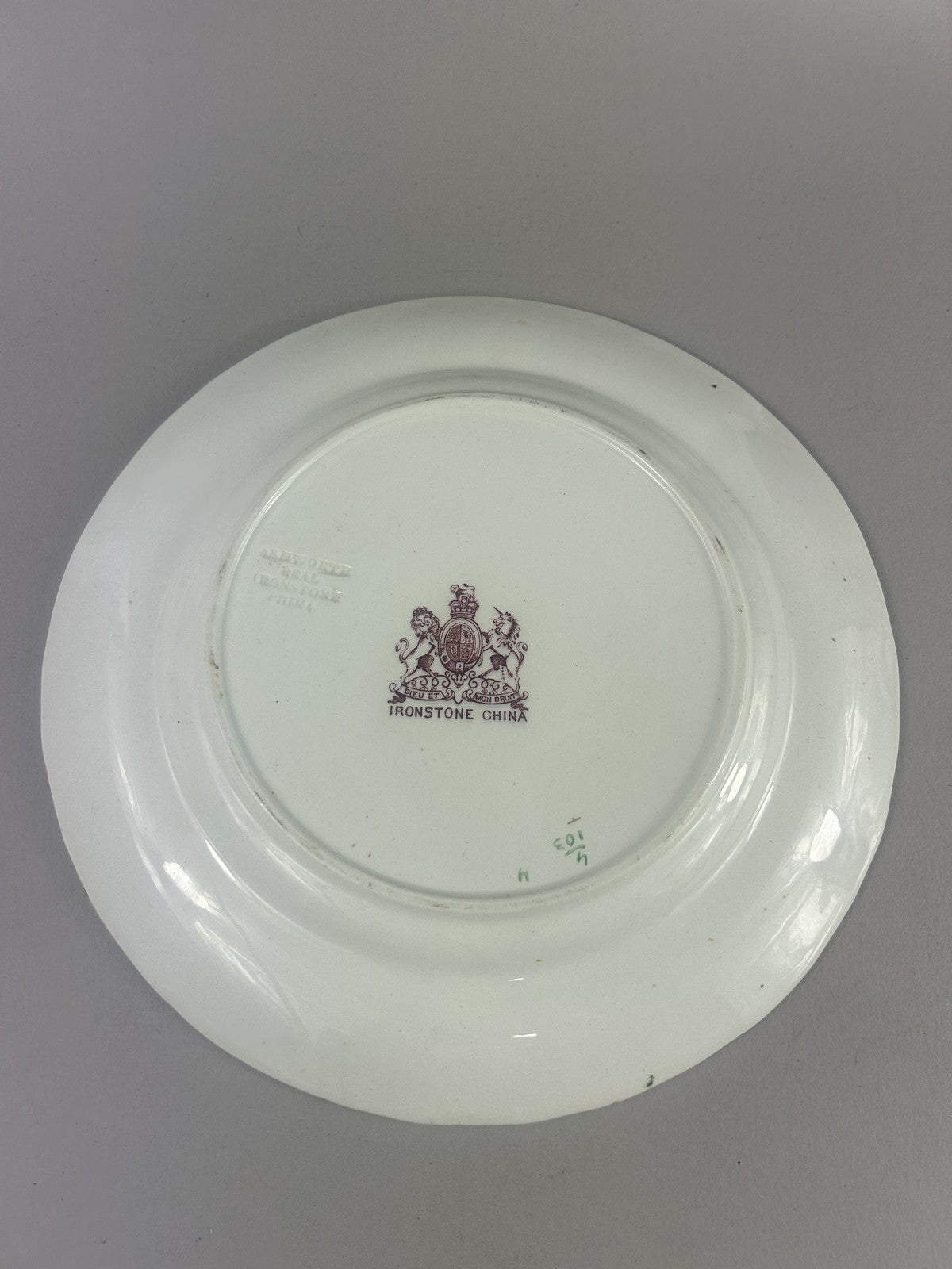 Ashworth Real Ironstone polychrome oriental plate 25cm