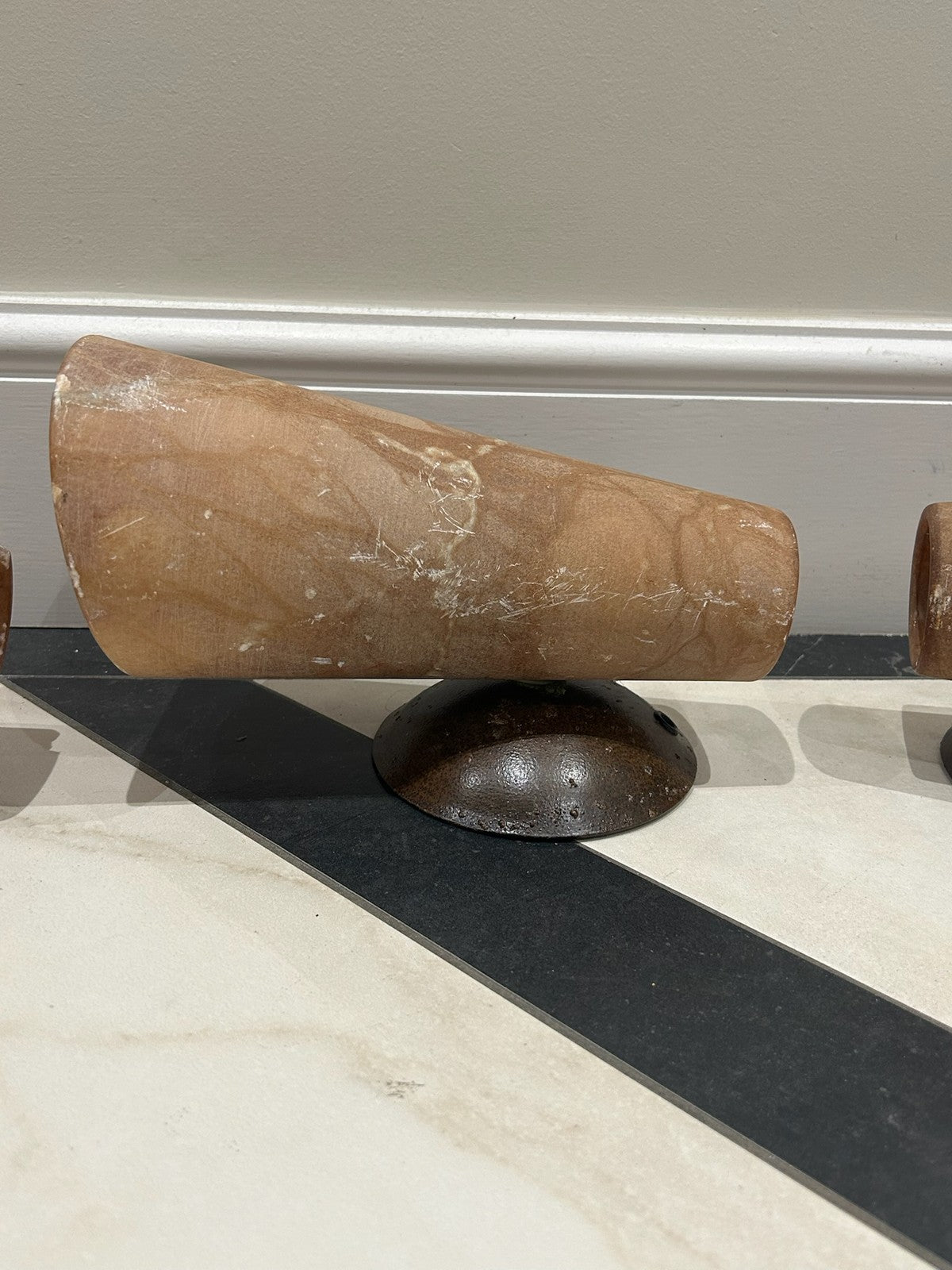 Pegasam Spain Set 3 Alabaster Wall Uplighter Sconces Art Deco Style Glow10