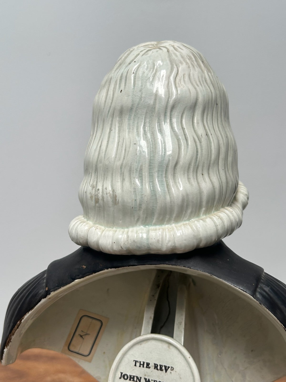 Rare First Model Enoch Wood John Wesley Bust Aged 81 c1784 Earliest Pearlware16