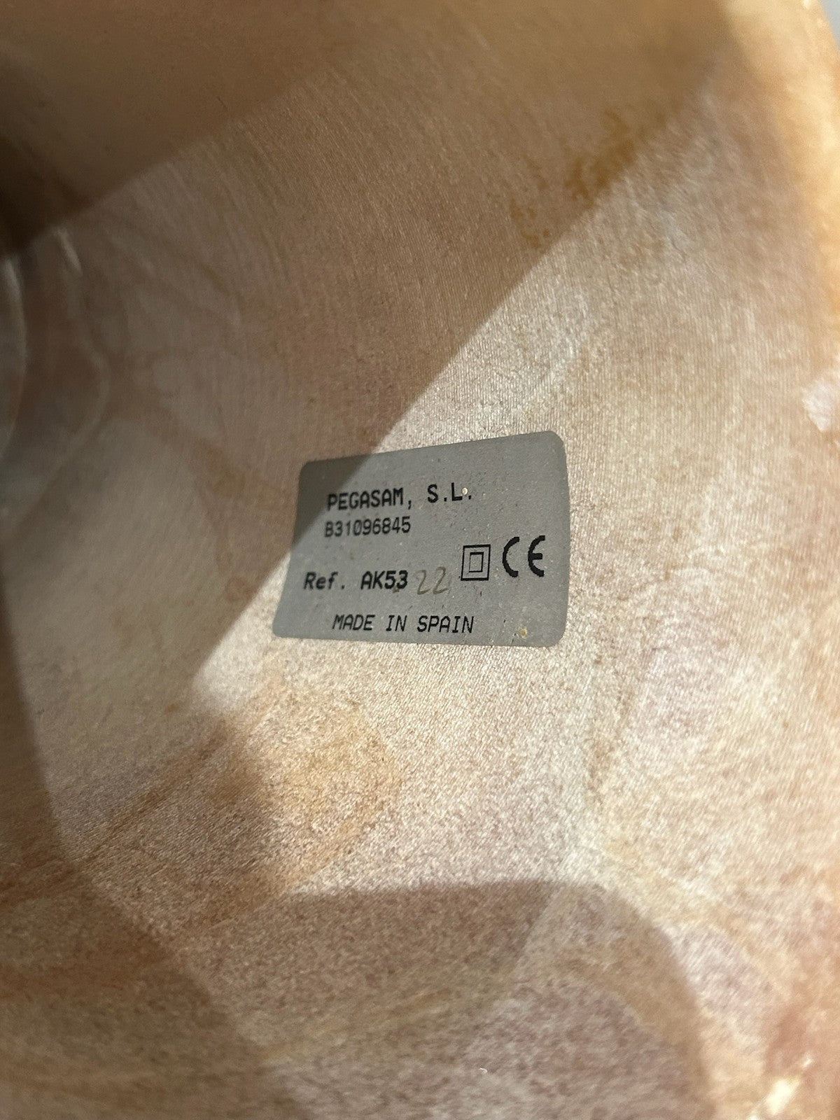 Pegasam Spain Set 3 Alabaster Wall Uplighter Sconces Art Deco Style Glow15