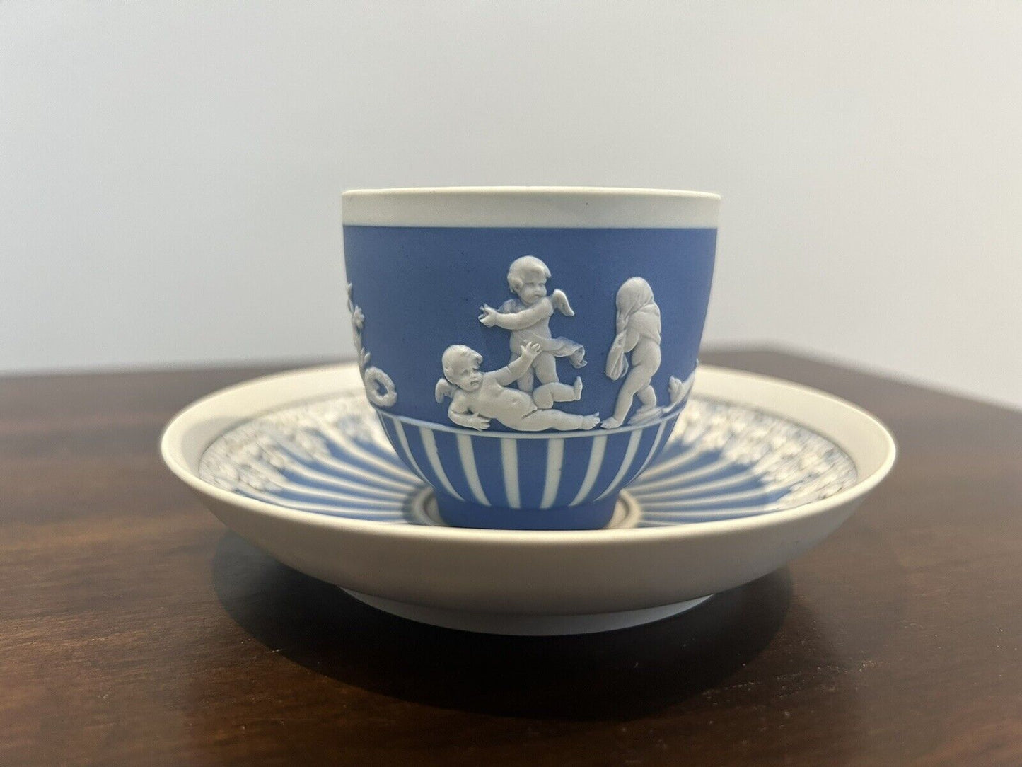 Wedgwood 18th Century Jasperware Cup and Saucer Set