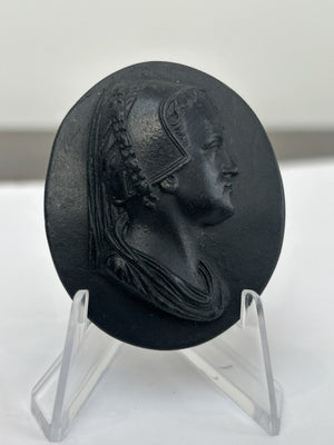 Wedgwood Black Basalt Portrait Medallion No.22 Mary I Kings of England c.1800