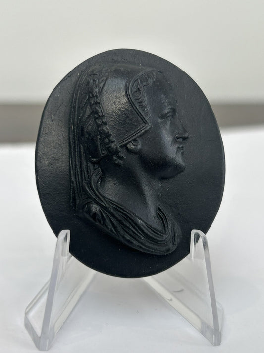 Wedgwood Black Basalt Portrait Medallion No.22 Mary I Kings of England c.18000