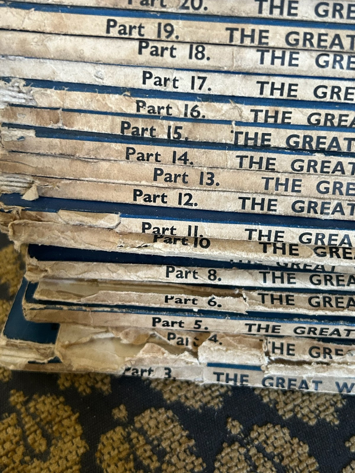 Churchill The Great War Newnes 1933 34 Partwork 22 of 26 Parts Original Wrappers2