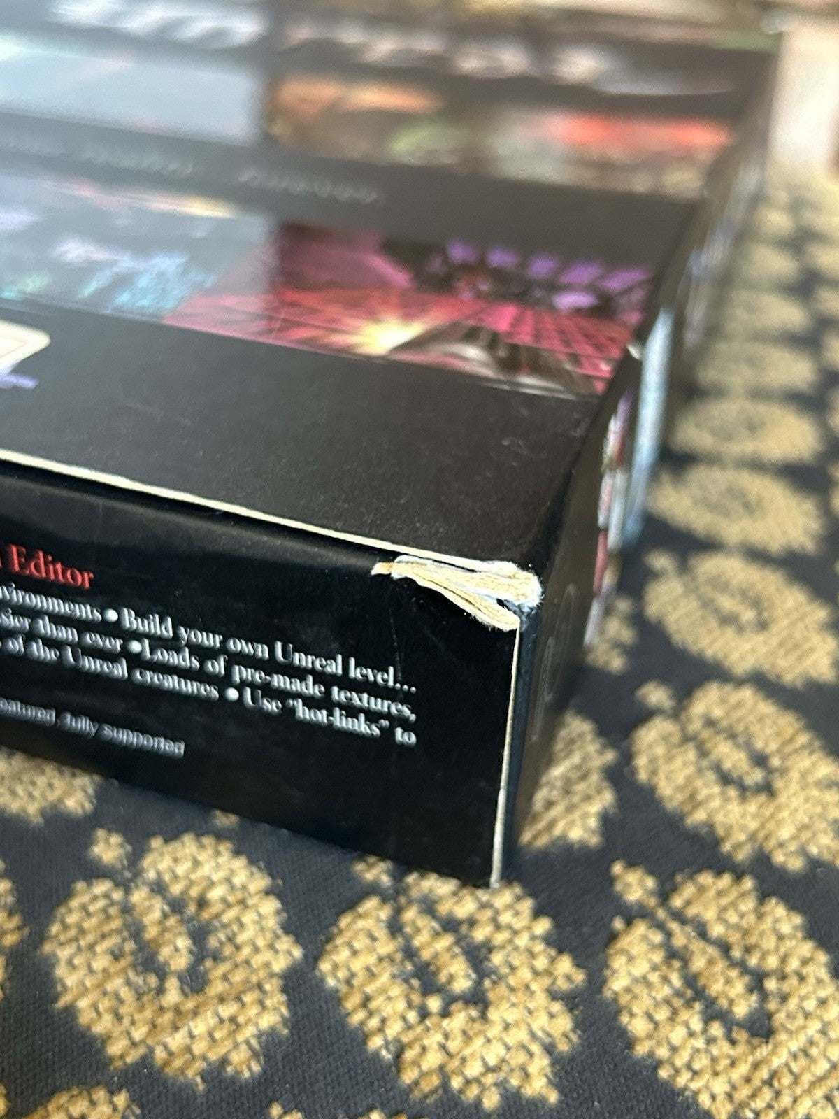 UNREAL  PC CDROM Big Box Retro Game  1998  Alter Your Reality Forever. V G C13