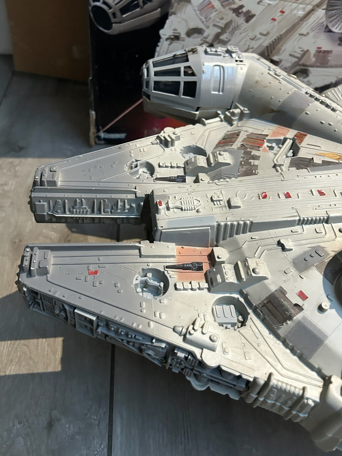 Star Wars POTF Electronic Millennium Falcon 1995 Kenner Boxed Figures Multilingu1