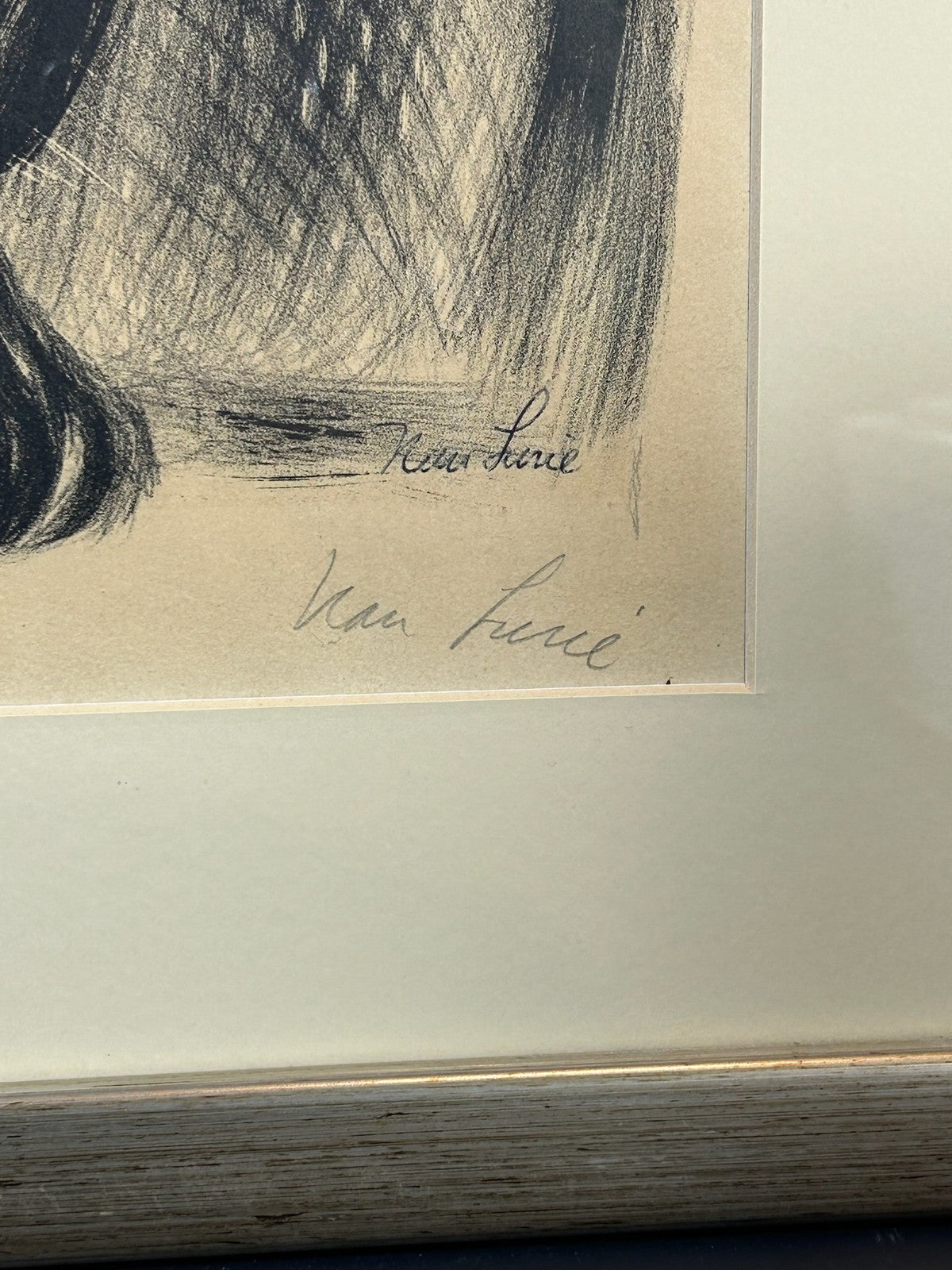 Nan Lurie Subway Scene Pencil Signed Lithograph 1930s WPA Federal Art Project6